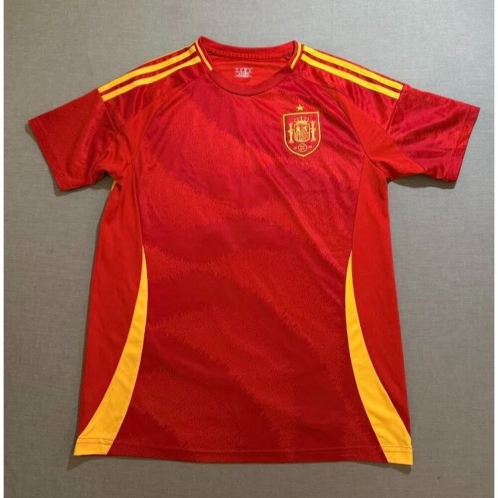Spain 1909 Home Reynolds #8 Jersey Mens Medium Red Logo Short Sleeve.